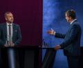 Bild: Klaus-Dietmar Gabbert/dpa
CDU-Spitzenkandidat Sven Schulze und AfD-Spitzenkandidat Ulrich Siegmund lieferten sich ein Duell, bevor die Runde bei der MDR-Wahlarena erweitert wurde.