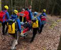 Bild: Bergwacht Amberg
Die Bergwacht kommt dann zum Einsatz, wenn das Gelände unwegsam wird.