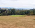Bild: Andreas Graf
So sah es während der vergangenen Hitzewelle auf den Golfplätzen der Region aus. Lediglich die Grüns und Abschlagboxen wurden bewässert. Hier die Anlage im Stiftland.