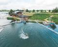 Archivbild: bl
Die Wake-Board-Anlage am Steinberger See hat mehrere Lifts. Dabei sind auch welche für Einsteiger.