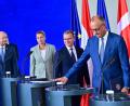 Bild: Sebastian Gollnow/dpa
Bundeskanzler Friedrich Merz schmiedet mit fünf weiteren europäischen Regierungschefs eine Allianz gegen Pläne für eine massive Aufstockung des langfristigen EU-Haushalts.