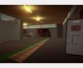 Bild: Hanging Gardens Interactive/dpa
Im Videospiel wird der Tunnel als langer dunkler Gang dargestellt.
