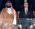 Bild: Alexei Nikolsky/Pool Sputnik Kremlin/dpa
Gianni Infantino pflegt beste Verbindungen nach Saudi-Arabien. (Archivfoto)