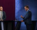 Bild: Klaus-Dietmar Gabbert/dpa
AfD-Spitzenkandidat Ulrich Siegmund und CDU-Spitzenkandidat Sven Schulze stehen sich noch bei mehreren Duellen gegenüber. (Archivbild)