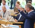 Bild: Bodo Schackow/dpa
AfD-Fraktionschef Björn Höcke hat als Ministerpräsident kandidiert - und verloren.