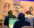 Bild: Wolf von Dewitz/dpa
An einem Gamescom-Stand können Messebesucher noch bis Sonntag „Soko 1977“ zur Probe spielen.