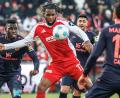 Bild: Andreas Gora/dpa
Jordan Siebatcheu soll für Greuther Fürth Tore schießen. (Archivbild)