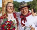 Bild: Martin Franitza
Das neue Breitenbrunner Oberkirwapaar: Jana Sander und Alexander Aures.