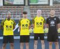 Bild: Verein / FC Amberg
Ertugrul Er (von links), James Bucher und Florian Knauer verstärken ab sofort den FC Amberg.