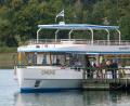 Bild: Peter Kneffel/dpa
Charlotte Knobloch taufte das Schiff auf den Namen „Gmund“.