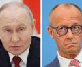 Bild: Vyacheslav Prokofyev/Pool Sputnik Kremlin/AP/dpa
Merz gegen Putin: Die deutsch-russische Konfrontation verschärft sich.