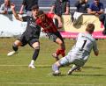 Bild: Dieter Jäschke
Spiele zwischen dem SC Luhe-Wildenau (in der Mitte Jamal Dubois) und dem TSV Seebach waren immer hart umkämpft.