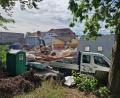Bild: szl
Die alte Einfachturnhalle der Mittelschule wird derzeit abgerissen. Das Gebäude weicht einem Erweiterungsbau der Schule.