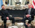 Bild: Thomas Padilla/AP/dpa
Die US-Vermittler Steve Witkoff und Jared Kushner reisen nach Worten des ukrainischen Präsidenten Wolodymyr Selenskyj am Sonntag nach Kiew. (Archivbild)