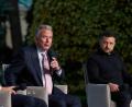 Bild: Francisco Seco/AP/dpa
Selenskyj bezeichnete die Gespräche als „äußerst inhaltsvoll“, konkrete Ergebnisse wurden aber nicht bekannt.