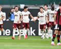 Bild: Florian Wiegand/dpa
Der FC Augsburg bejubelte in Frankfurt den zweiten Saisonsieg.