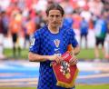 Bild: Mike Stewart/AP/dpa
Spielt weiter für die Nationalmannschaft: Luka Modric. (Archivbild)