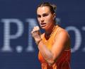 Bild: Seth Wenig/AP/dpa
Aryna Sabalenka gewann mit aggressivem Spiel.