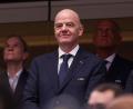Bild: Sam Hodde/AP/dpa
Ist als FIFA-Präsident umstritten: Gianni Infantino. (Archivbild)