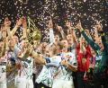Bild: Marius Becker/dpa
Gewinnt der SC Magdeburg wie zuletzt 2025 die Champions League? (Archivbild)