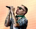 Bild: Britta Pedersen/dpa
Macklemore steht für seine politischen Äußerungen immer wieder in der Kritik. (Archivbild)