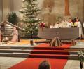 Bild: exb
Die Krippe rückte bei der Christmette in den Mittelpunkt.