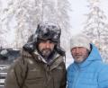 Bild: exb
Gemeinsame Erfahrungen mit Extremsituationen: Mirco Taliercio (rechts) und Juan Moreno waren nicht nur im heißen Arizona, sondern haben auch schon eine Reportage über den kältesten Ort der Welt gemacht. 	Bild: exb