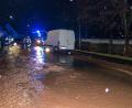 Bild: Feuerwehr Hirschau
Wasserrohrbruch in der Schönbrunner Straße in Hirschau.