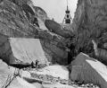 Repro: nm
Eine imponierende Aufnahme aus dem Gemeindearchiv. Sie zeigt eine Impression aus dem Wurmstein-Steinbruch, lässt sich aber nicht genau datieren. Das Bild dürfte vor vier oder fünf Jahrzehnten entstanden sein.