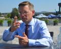 Bild: Benkhardt
Landtagsabgeordneter Tobias Reiß steht 2018 kurz vor seinem 50. Geburtstag im "Seenario" in Tirschenreuth der NT-Redaktion Rede und Antwort.