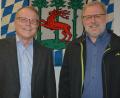 Bild: jr
Pater Benedikt Leitmayr (rechts) feiert an diesem Donnerstag seinen 60. Geburtstag, Bürgermeister Max Bindl nur einen Tag später.