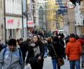 Bild: Stephan Huber
In der Amberger Georgenstraße war den ganzen Vormittag lang ganz schön was los.