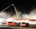 Bild: Sebastian Bötzl
Ein Feuer hat den Rewe-Supermarkt in Wiesau komplett zerstört