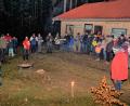 Bild: tu
Waldweihnacht des TSV-Skiclubs.
