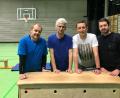 Bild: pi
Alexander Pilfusek (rechts) gratuliert Hubert Witzl, Karl Kraus und Maximilian Janker (von links) zum Feuerwehr-Fitnessabzeichen.