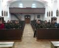 Bild: mor
Zur Weihnachtsandacht kamen die Soldaten und zivilen Mitarbeiter des DMV in der Annabergkirche zusammen.