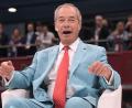 Bild: Stefan Rousseau/PA Wire/dpa
Farage hat selbst auch schon Geld erhalten. (Archivbild)