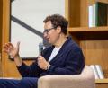 Bild: Andrej Sokolow/dpa
Anthropic-Chef Dario Amodei warnte schon oft vor den Risiken einer ungebremsten Entwicklung Künstlicher Intelligenz. (Archivbild)