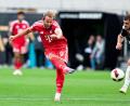 Bild: Uwe Anspach/dpa
Harry Kane erzielte das 2:1 für den FC Bayern München.