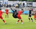 Bild: Hubert Ziegler
Per Fallrückzieher erzielt Gebenbaches Jean Paul Ajala-Alexis (schwarzes Trikot, Mitte) von der DJK Gebenbach das 2:0 gegen den ASV Neumarkt. Diese Tor könnte jetzt bei der Fanabstimmung zum "Bayern-Treffer des Monats August" gekürt werden.