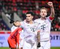 Bild: Harry Langer/dpa
Zeigten eine famose vorige Saison im Bayern-Angriff: Luiz Diaz (links) und Torjäger Harry Kane. (Archivbild)