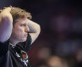 Bild: Ronny Hartmann/dpa
Bemängelte die fehlende Intensität im Spiel der Füchse Berlin: Trainer Nicolej Krickau. (Archivbild)