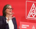 Bild: Hannes P Albert/dpa
Die Chefin der IG Metall, Christiane Benner, kritisiert die Arbeitgeber scharf (Foto: Archiv)