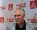 Archivbild: Marcus Brandt/dpa
IG Metall-Bezirksleiter Horst Ott will sein Amt zum Jahreswechsel an den erst 36 Jahre alten Nachfolger Rio Irmischer übergeben.