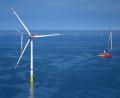 Bild: Lars Penning/dpa
Der Windpark He Dreiht besteht aus 64 Windenergieanlagen. (Archivbild)