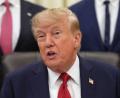 Bild: Jacquelyn Martin/AP/dpa
US-Präsident Donald Trump schließt aus, dass die USA für ein gedrosseltes Tempo bei der KI-Entwicklung sorgen. (Archivbild)