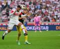 Bild: Jan-Philipp Strobel/dpa
Gewohnt deutlich: VfB-Kapitän Deniz Undav (l).