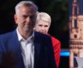 Bild: Marcus Brandt/dpa Pool/dpa
Die AfD mit Leif-Erik Holm landete bei der Landtagswahl vor der SPD um Ministerpräsidentin Manuela Schwesig.