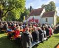 Bild: Lothar Trager
Der Gottesdienst zu Ehren der 14 Nothelfer war bestens besucht. Das erstklassige Spätsommerwetter hat hier sicherlich auch geholfen.
