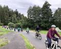 Bild: Werner Nickl
So manch lange Fahrrad-Schlange zog sich am Sonntag durch das Kemnather Land.
